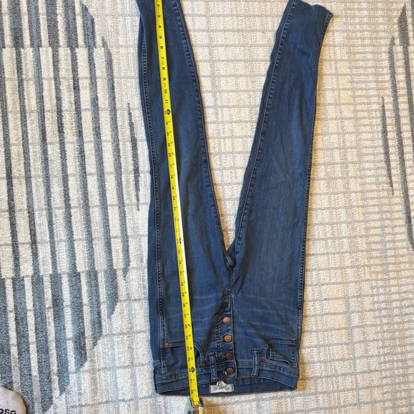 Madewell 10” High Rise Dark Blue Skinny Jeans - Picture 12 of 13
